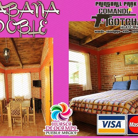 Cabanas Gotcha Huasca Otel Huasca de Ocampo Dış mekan fotoğraf