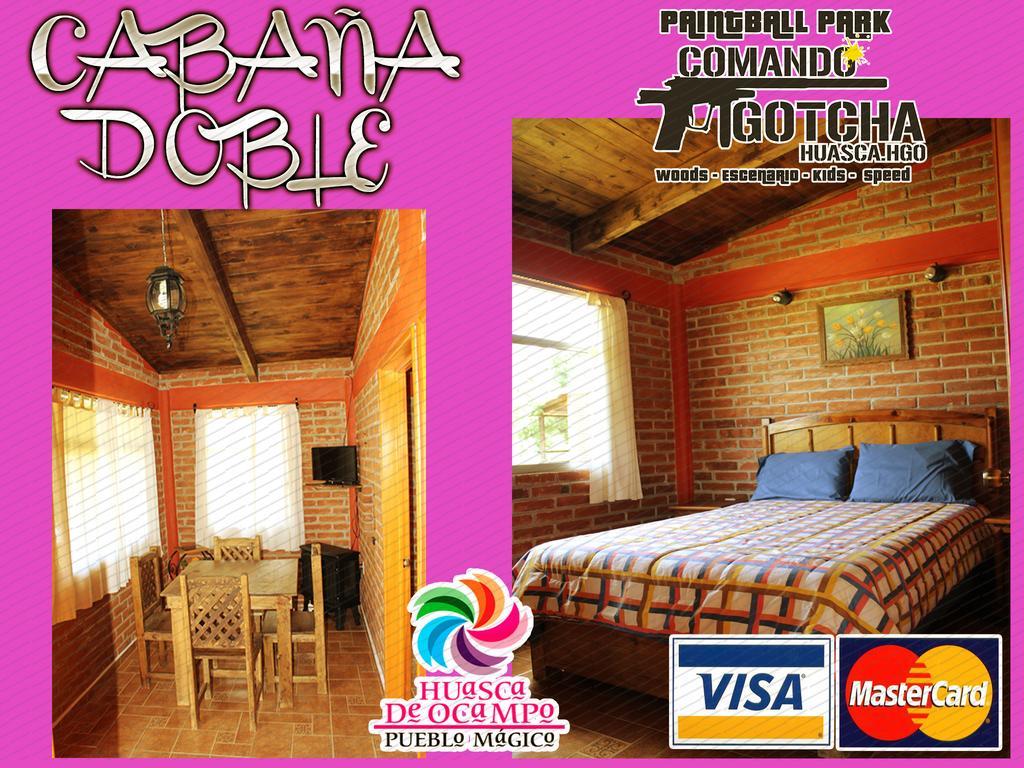 Cabanas Gotcha Huasca Otel Huasca de Ocampo Dış mekan fotoğraf